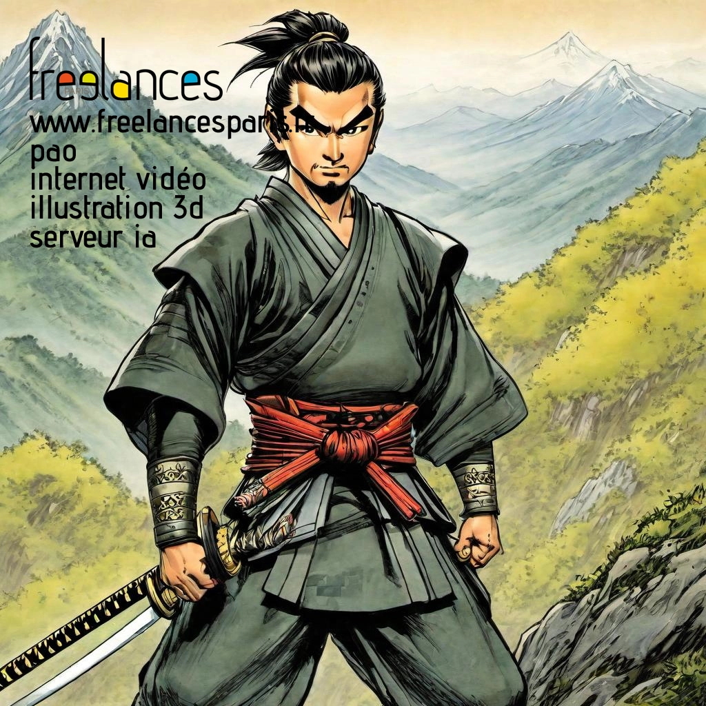 Pao mise en page internet vidéo illustration 3d serveur IA générative AI freelance paris studio de création magazines s56ys3z0